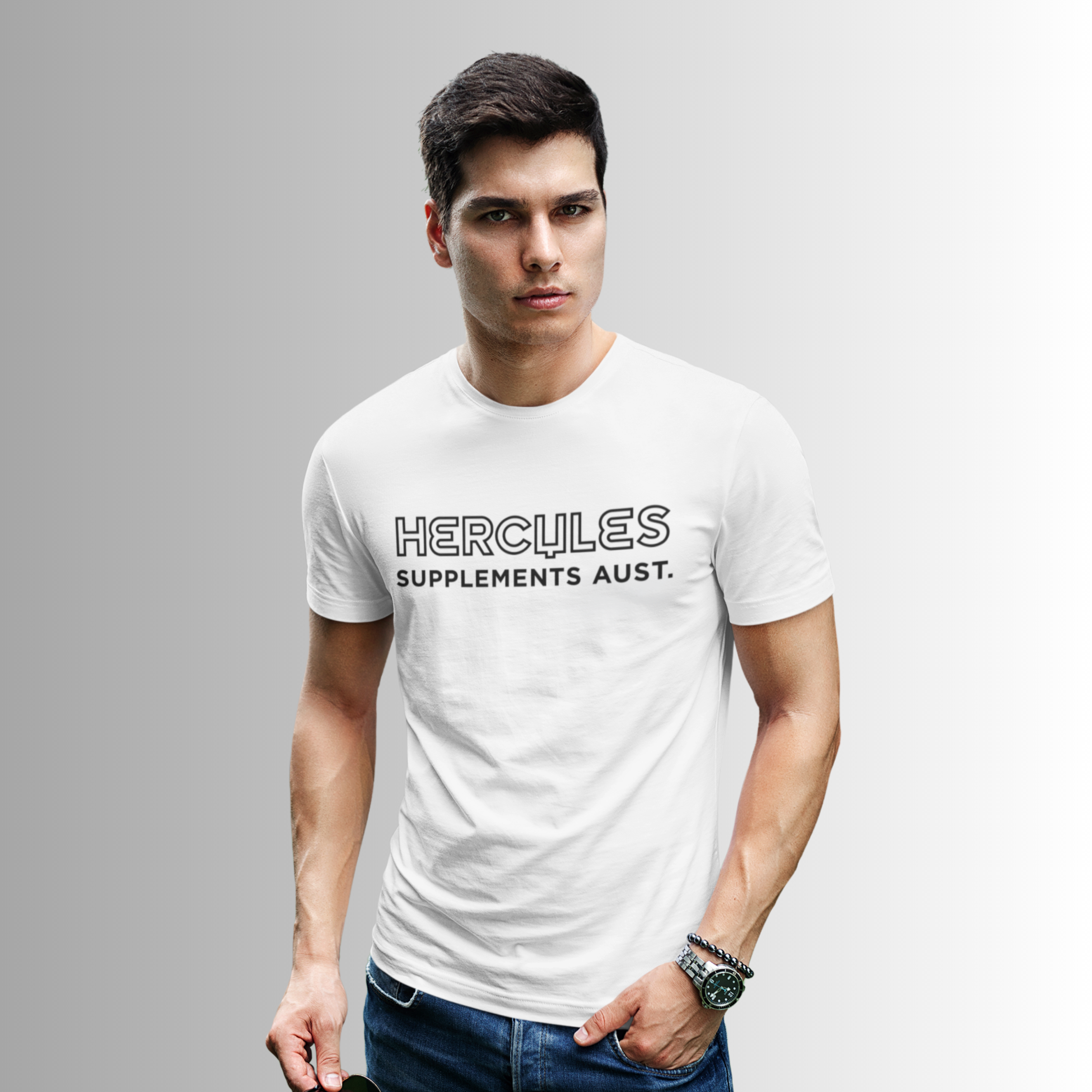 Hercules Signature White T-Shirt